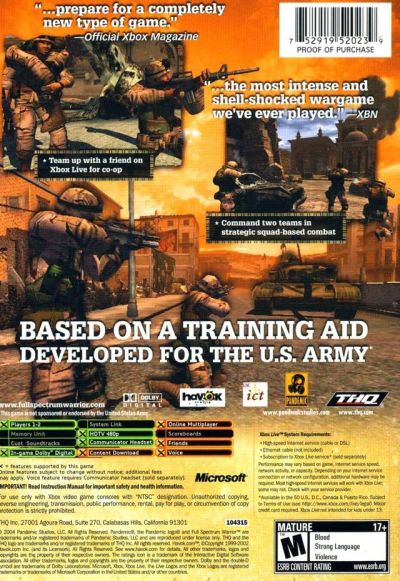 Full Spectrum Warrior (USA)